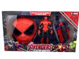 Set figurina Spiderman cu masca si accesorii