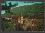 CPIB 24834 CARTE POSTALA - BRASOV: BISERICA NEAGRA, CIRCULATA, 1966, STAMPILE, TIMBRU, KRUGER