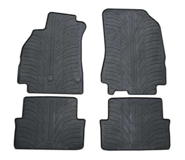 Set covorase auto din cauciuc Renault Megane 3 Coupe 2008-01.2016, Negru, Gledring, 4 buc. AutoDrive ProParts