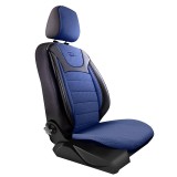 Set Huse Scaune Auto Panda Prestige, 11 piese, Negru/Albastru