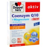 Coenzima Q10 Extra 90mg + Magneziu Aktiv 30cps