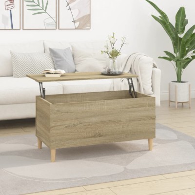 Gossi masuta de cafea, stejar sonoma, 90x44,5x45 cm, lemn compozit foto