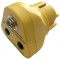 Fişă de &icirc;mpăm&acirc;ntare ESD galbenă 10mm EU