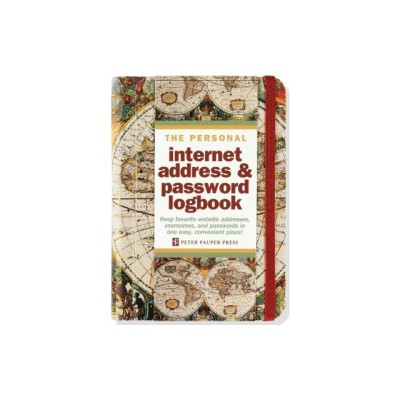Old World Internet Address &amp;amp; Password Logbook foto