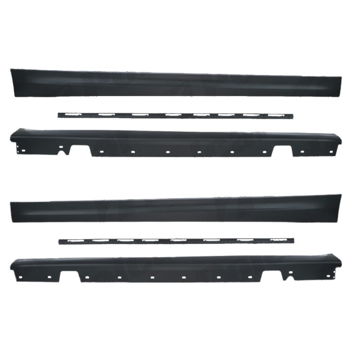 Set 2 buc. ornament prag BMW Seria 3 (E90/E91), 11.2004-06.2012, partea stanga, type M-Tech; de vopsit (nu este grunduit); plastic; TUNING,