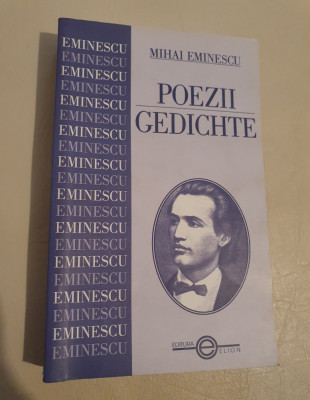 Eminescu - opere alese - editie bilingva romana - germana foto