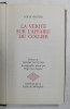 LA VERITE SUR L &#039;AFFAIRE DU COLLIER par LOUIS HASTIER , 1971