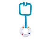 Cumpara ieftin Zornaitoare cu prindere patrata pentru carucior BabyJem (Culoare: Albastru)