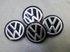 Capace Jante Aliaj VW 51.4-55.5mm, Set 4 Bucati, Emblema Siliconata, Accesorii Auto Roti
