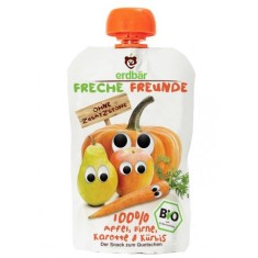 Piure de Mere, Pere, Morcov si Dovleac Bio Erdbar 100gr foto