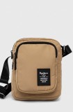 Pepe Jeans borseta culoarea bej