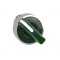 Comutator rotativ 22mm LED verde IP66