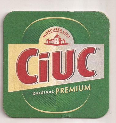 L1 - suport pentru bere din carton / coaster - Ciuc foto