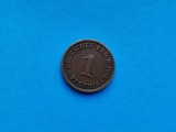 1 Pfennig 1913 Lit. A- Germania-stare buna- Patina