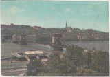 Bnk cp Poduri - Ungaria - Budapesta - Podul cu lant - necirculata, Printata