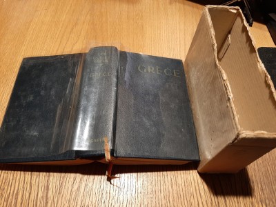 GRECE - Les Guides Bleus - Librairie Hachette, 1967, 1014 p. cu harti in text foto