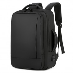 Rucsac multifunctional, Rezistent la apa, respirabil si spatios, cu Port de incarcare USB, smart casual pentru Business/ Calatorii si Laptop 15,6 inch foto