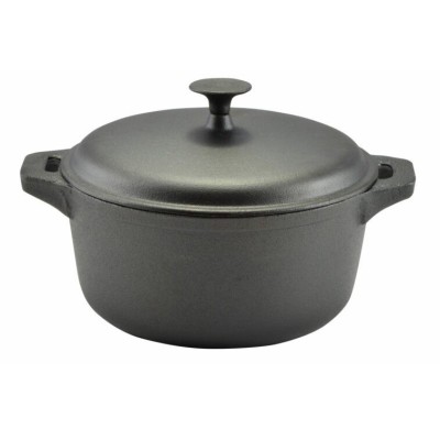 Oala de fonta cu capac, 7 L, Perfect Home foto
