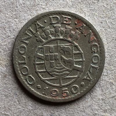 x264 Angola 50 centavos 1950 foto