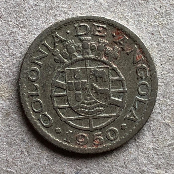 x264 Angola 50 centavos 1950