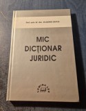 Mic dictionar juridic Vladimir Hanga