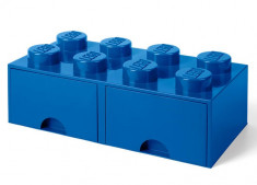 Cutie depozitare LEGO 2x4 cu sertare - Albastru (40061731) foto