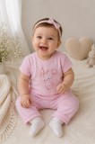 Cumpara ieftin Compleu din doua piese, tricou si pantaloni scurti pentru bebelusi, BabyIm,