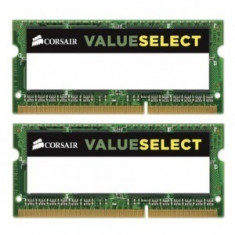 Memorie notebook Corsair ValueSelect, 8GB, DDR3, 1600MHz, CL11, 1.35v, Dual Channel Kit foto