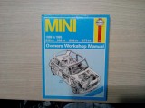 MINI 1969 to 1995 - 848cc; 998cc; 1098... - Owners Workshop Manual -1995, 360 p.