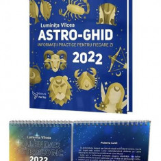 Previziuni 2022. Astro-ghid. Informații practice pentru fiecare zi. Set agendă și calendar - Paperback - Luminița Vîlcea - For You