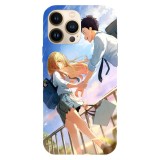 Husa compatibila cu Apple iPhone 11 Pro Max model My Dress Up Darling Anime, Silicon, TPU, Viceversa, Transparent, Carcasa