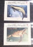 Croația 1995 fauna marina broasca țestoasă delfin serie 2v. Nestampilata