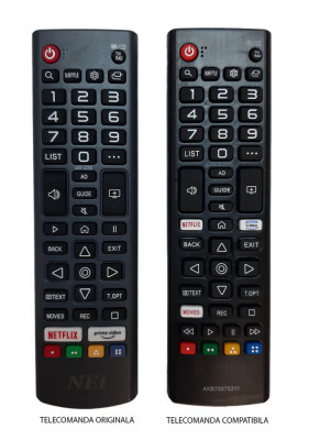 Telecomanda compatibila TV NEI 55 NE 6900 IR 1439 (356-1) foto