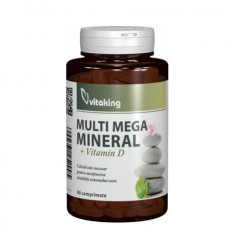 Complex multimineral cu vitamina D, 90tab, Vitaking