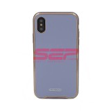 Toc TPU &amp; Glass Luxury Apple iPhone XR Sky Blue