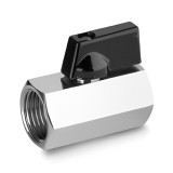 Robinet Sferic Mini din Alamă Cromată 1/2&quot; - Control Precis