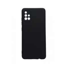 Husa telefon compatibila cu Samsung Galaxy A51, A51 4G, Negru, Cu interior de catifea, 254HT