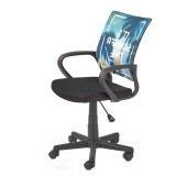 Scaun birou copii HM Hanoi, ergonomic, cu mesh, cadru polipropilena, inaltime reglabila, rotatie 360 , 100 kg, multicolor