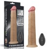 Vibrator Rotativ Silicon Platinum 25cm, Telecomanda, 10 Functii, Ventuza, Realist, Lovetoy