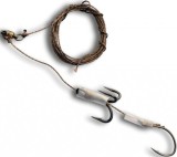 Montura Somn Climax Cult Lobworm Rig, 1 x Carlig Nr. 5/0, 1 x Ancora Nr. 2/0, 0.92mm/80kg, 180cm