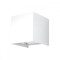 Lampă De Perete Luca Albă Aluminiu 1 Bec Pătrat Modern De Interior