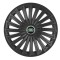Set 4 capace roti pentru Land Rover, model Joy Black, R16