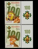 RO 2007 LP 1762 b &quot;Europa 2007, Cent. Cercetasiei&quot; , serie vinieta tip II ,MNH