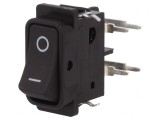 &Icirc;ntrerupător Basculant ON-OFF 16A 250V Negru