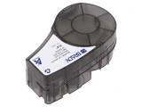 Bandă Autoadezivă Albă cu Caracter Negru 19,1mm x 6,4m