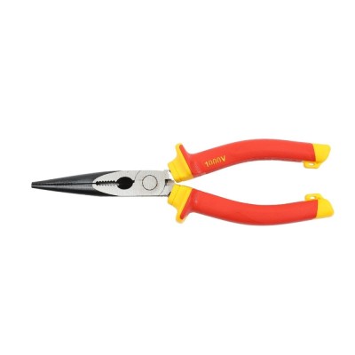 Cleste patent cu varf lung, Holzer VDE584C1, izolat la 1000 V, 200 mm foto