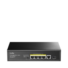CUDY 5-Port Gigabit PoE+ Switch 1 SFP