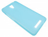 Husa silicon albastra (cu spate mat) pentru Xiaomi Redmi Note 2, Sony