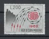 San Marino 1962 Mi 749 - Europa, Nestampilat