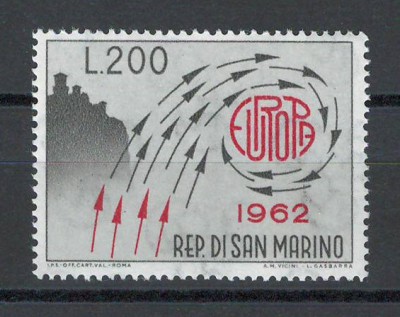 San Marino 1962 Mi 749 - Europa foto